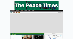 Desktop Screenshot of peacetimesonline.com