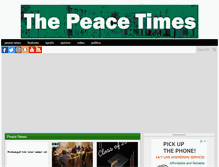 Tablet Screenshot of peacetimesonline.com